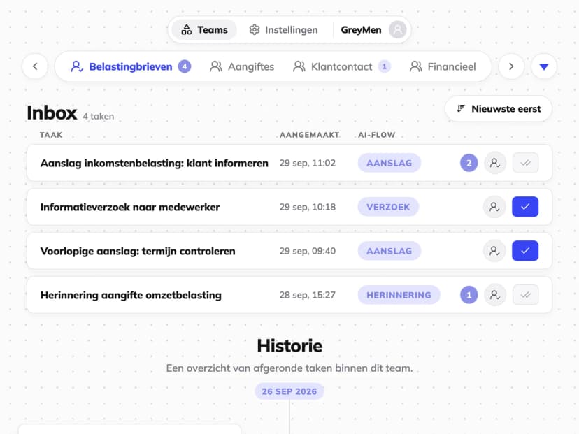 AI verwerkt belastingbrieven bij GreyMen