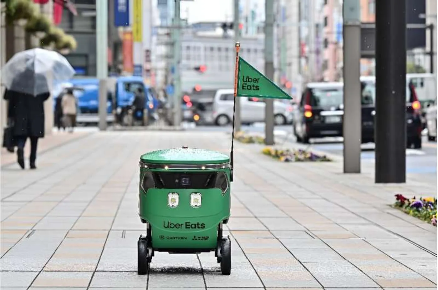 Uber Eats introduceert robotleveringen in Tokio!